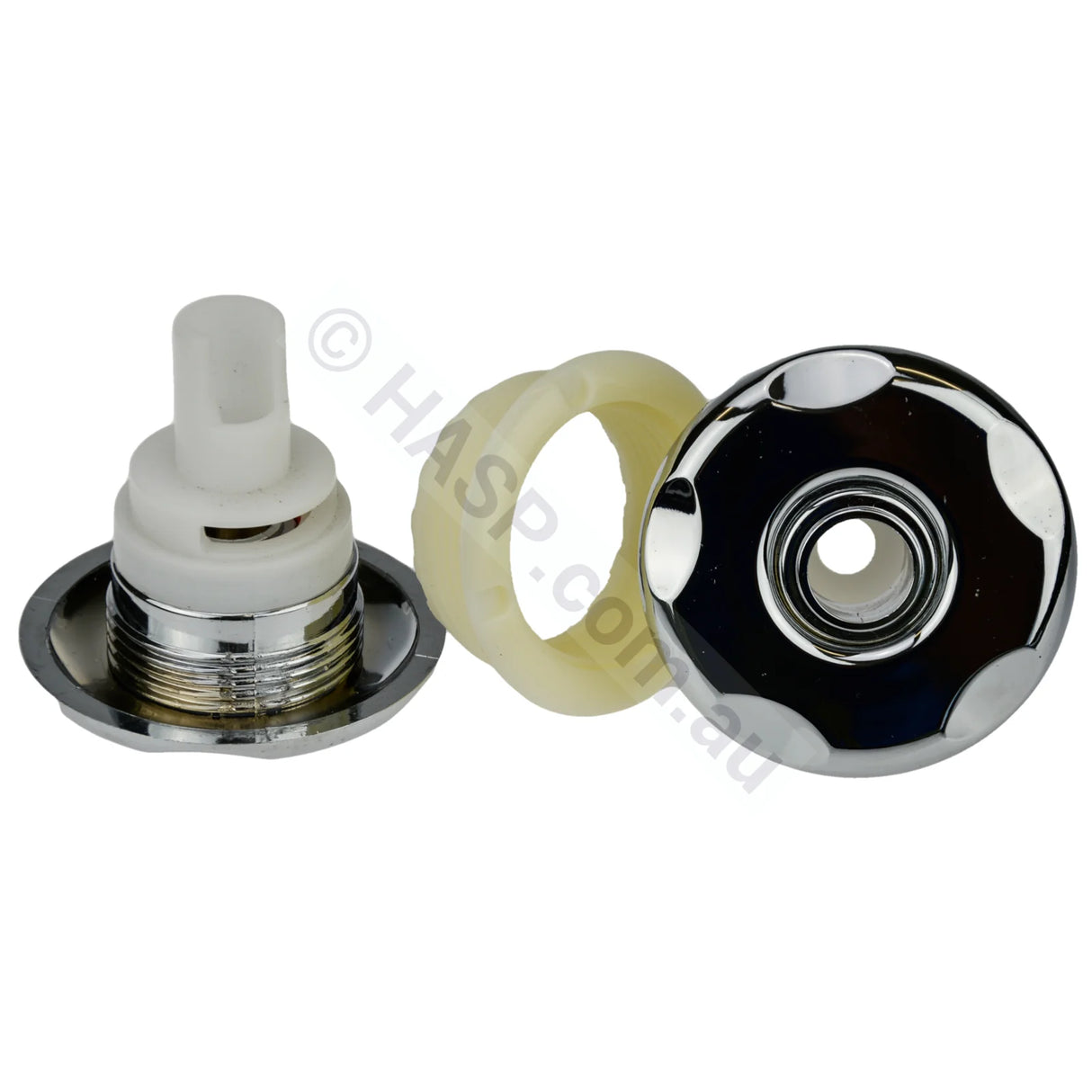 S&P Chrome ABS Regency Adjustable Faceplate - Spa Bath Jet - 65mm - Heater and Spa Parts