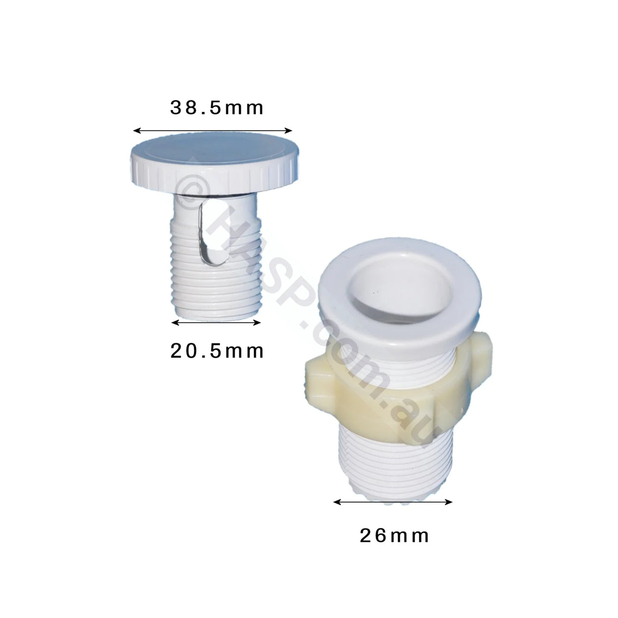 S&P Standard Air Control - White Spa Baths & Pools