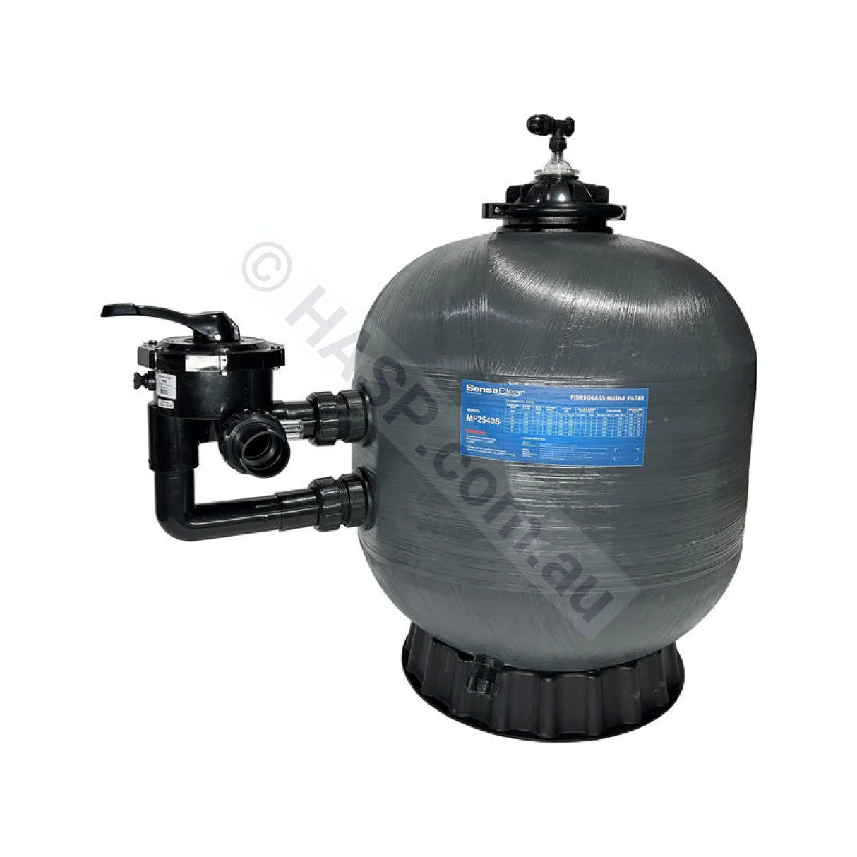 Sensapool 25’’ Side Mount Media Filter c/w 40mm MPV