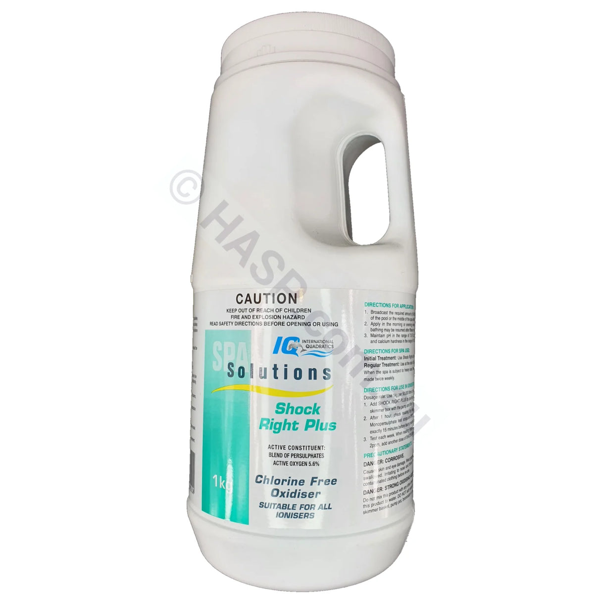 Shock Right Plus - Chlorine Free Oxidiser - 500gm, 1kg, 2kg - Heater and Spa Parts