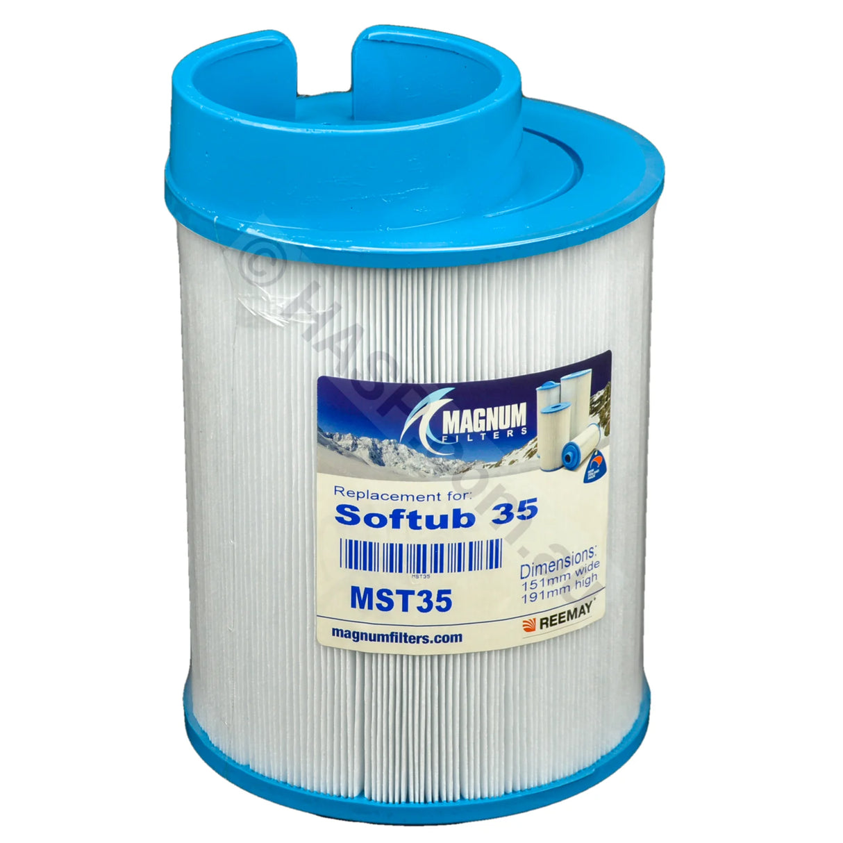 Softub Replacement Filter - Slip On 2005400 191Mm X 151Mm Offset Cartridge Filters