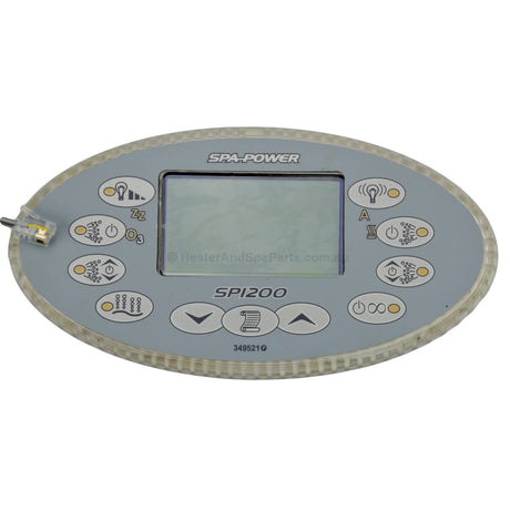 Touchpad for Davey Spa-Quip SpaPower 1200 - Endless Spa Tech 3200 - SP1200 - Keypad - Control Panel - Heater and Spa Parts