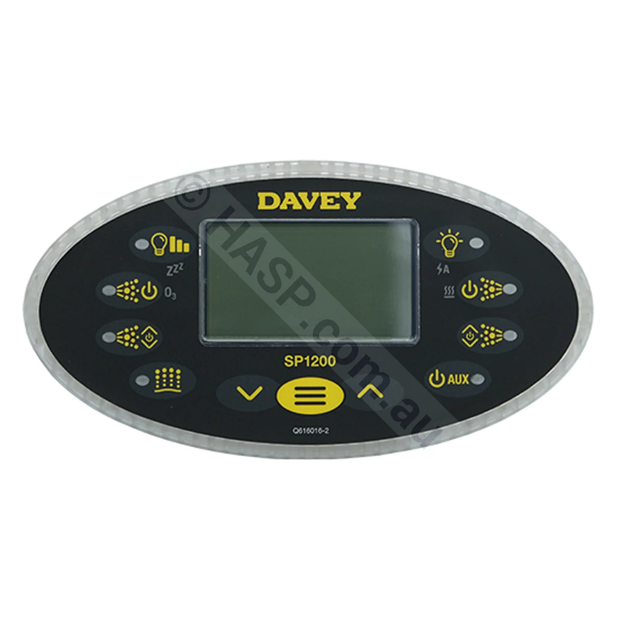 Sp 1200 Touchpad - Davey Spaquip Spapower Oval Style For Spa Quip Sp1200 Control Panel