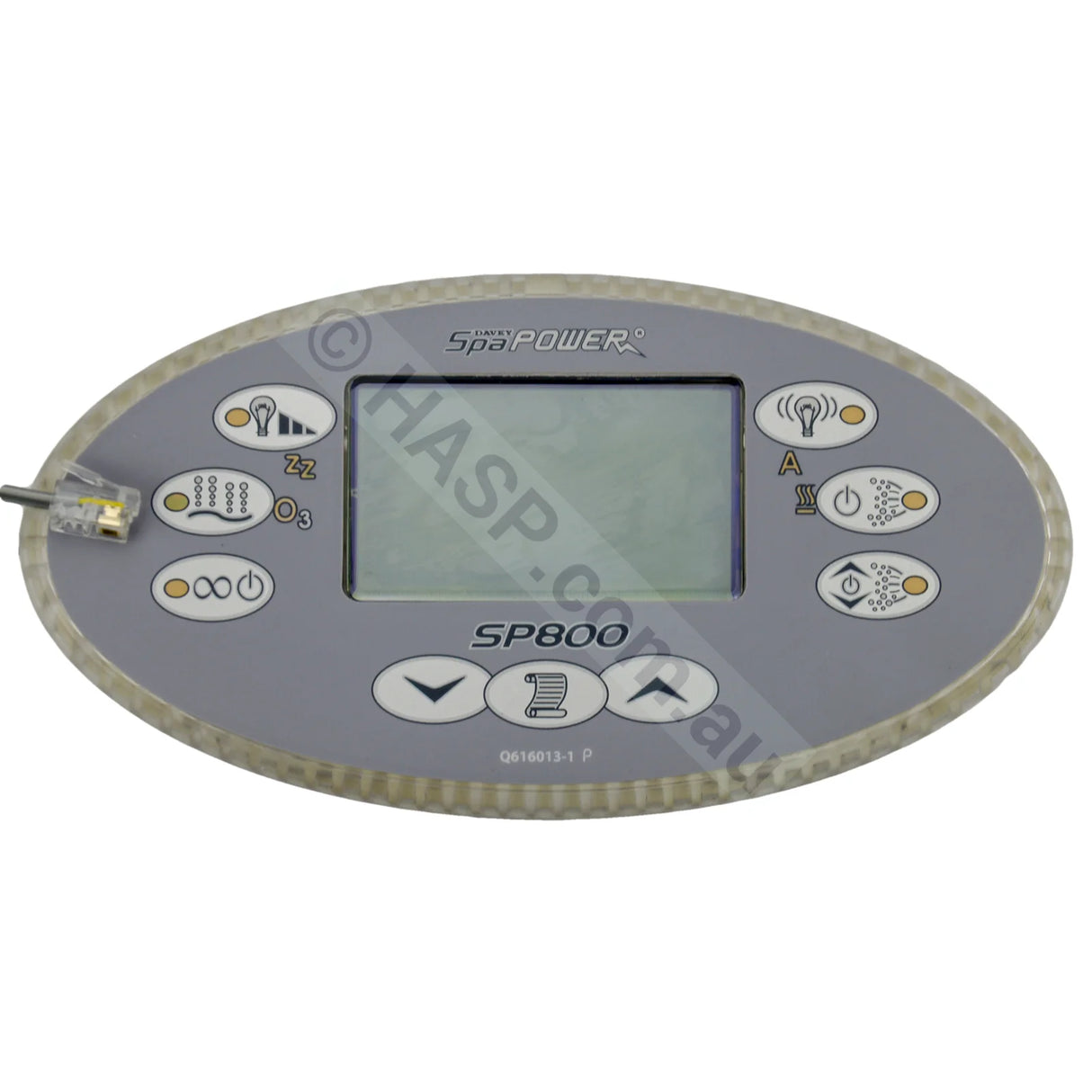 Oval Touchpad for Davey Spa Quip SpaPower 800 SP800 - Endless Spas Tech 980 - Control Panel - Heater and Spa Parts