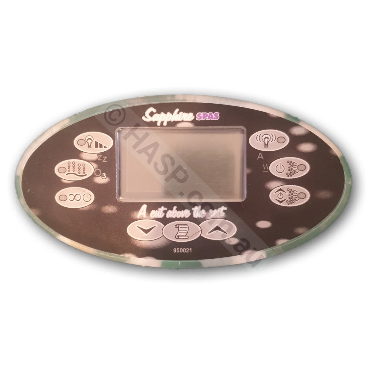 Oval Touchpad for Davey Spa Quip SpaPower 800 SP800 - Endless Spas Tech 980 - Control Panel - Heater and Spa Parts