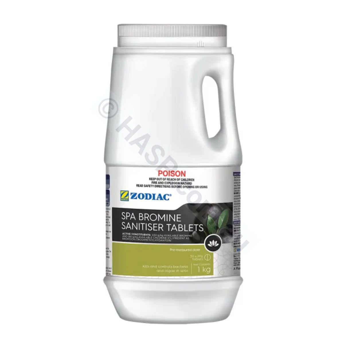 Spa Bromine Sanitiser Tablets - 1kg -Zodiac