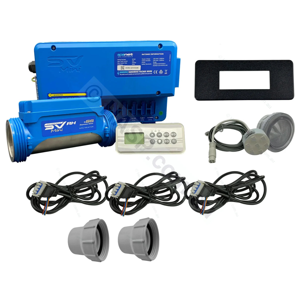 Universal 3 Pump Spa Control System Kit
