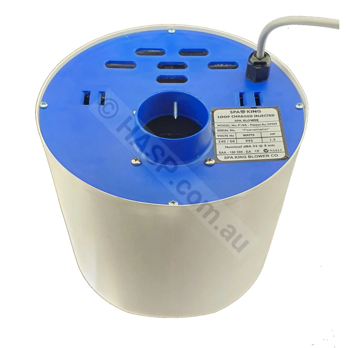 Spa-King Peacemaker Spa Air Blower - aka Bubblers - Heater and Spa Parts