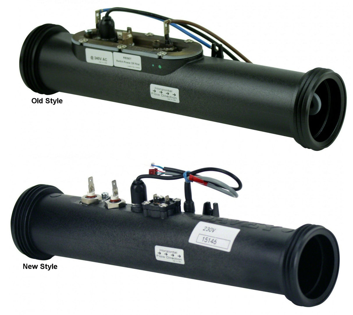 Davey Spaquip Spa Power 600/601/800 Heater Element Tube Assembly - 1.5Kw/2.0Kw/3.0Kw- Sp600 / Sp601