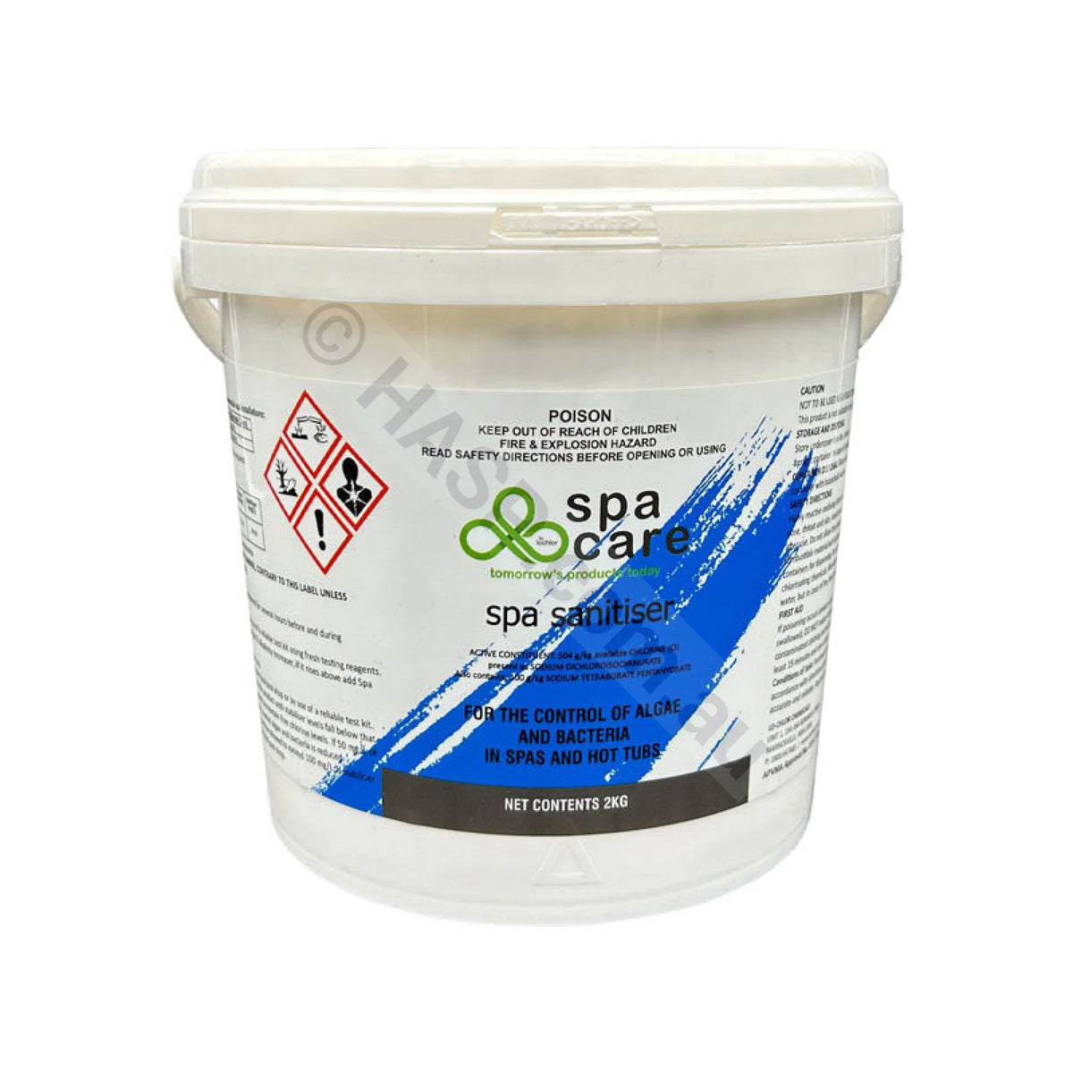 SpaCare Spa Sanitiser 2kg - Chlorine Granules – Heater and Spa Parts