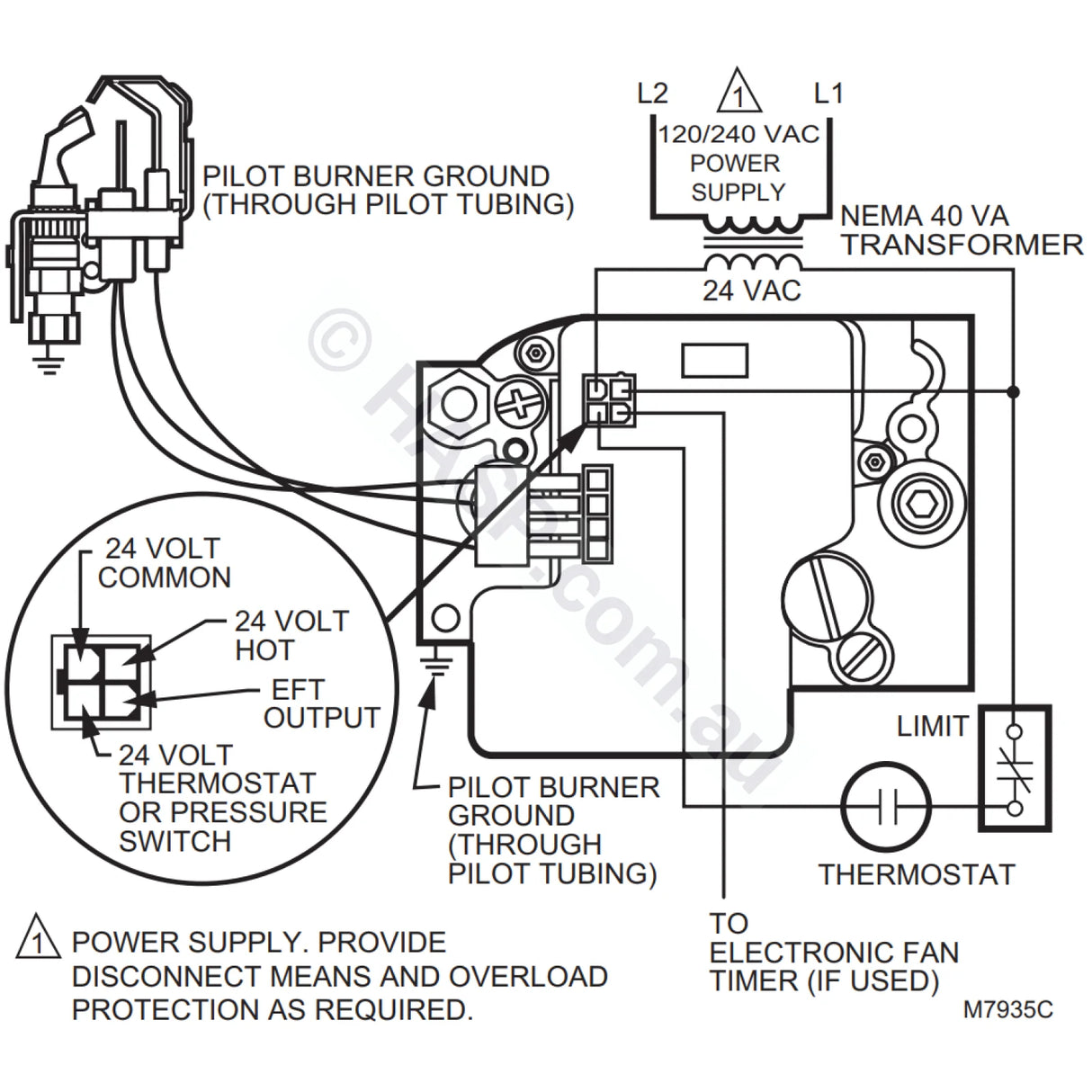 Smart Gas Valve - SV9605H 1004 - Honeywell Hurlcon Astralpool Raypak - SmartValve - Heater and Spa Parts