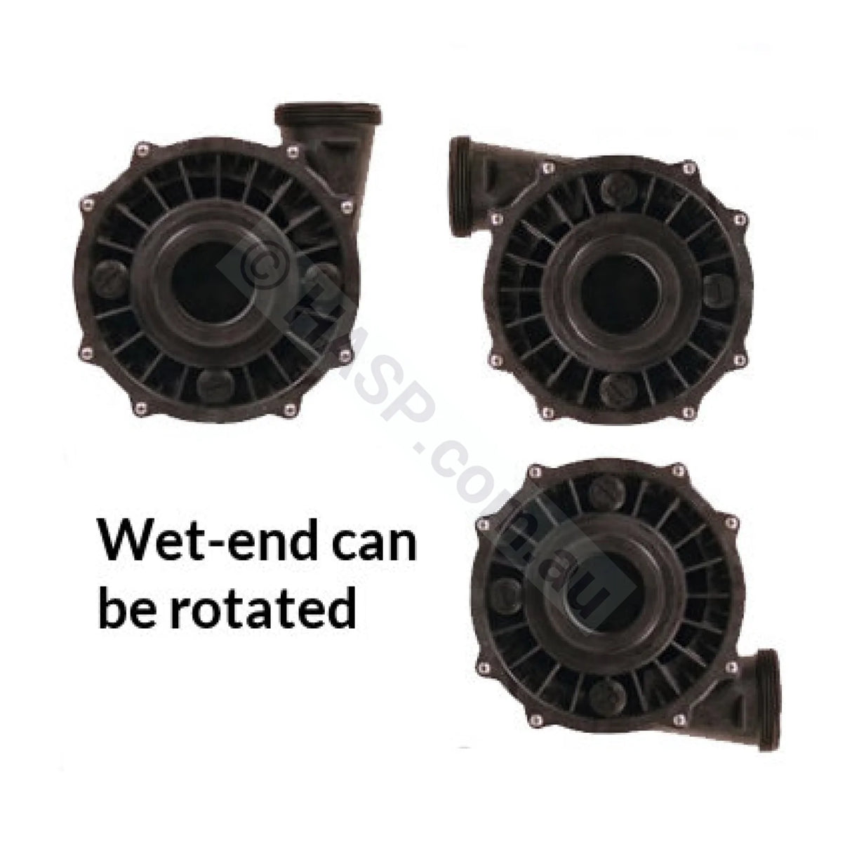 Sx300 - 3Hp 1-Speed Jet Pump Universal Spatex Spa Booster