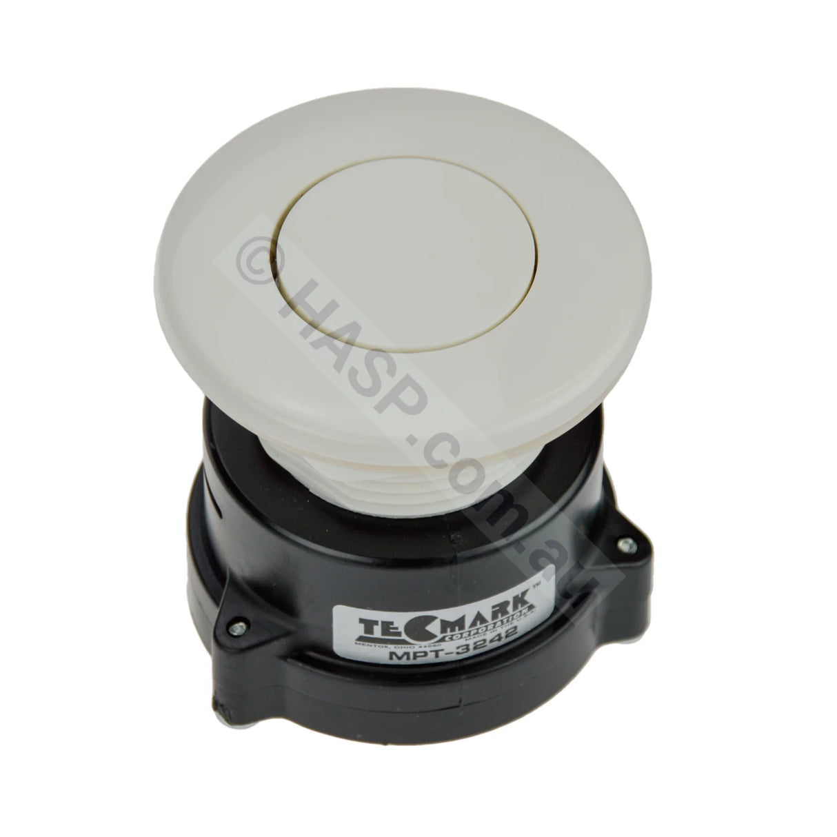 Tecmark White Flush Mount Air Button - Heater and Spa Parts