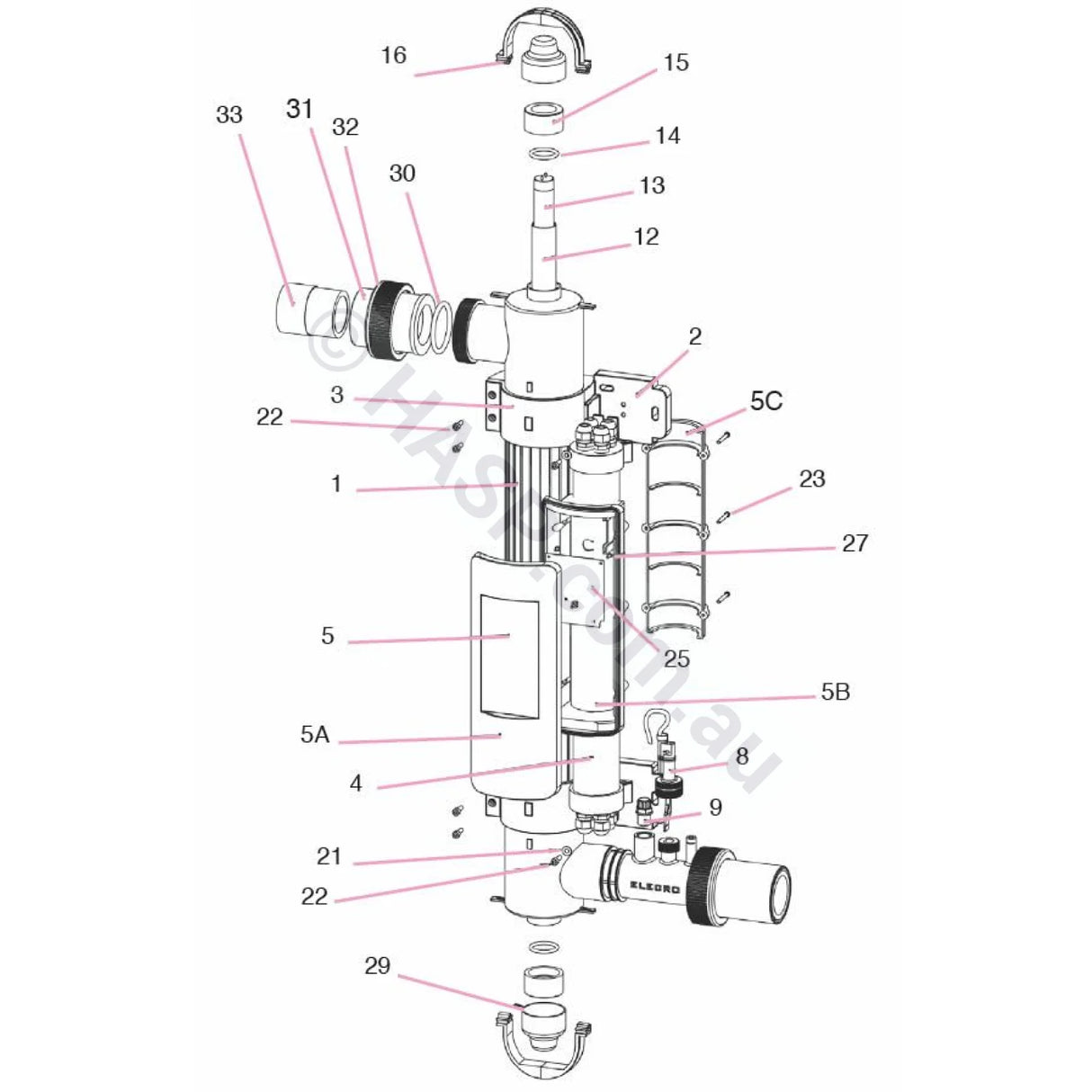 Theralux Quantum / Elecro Uv Parts - Lamp Sleeve Seals