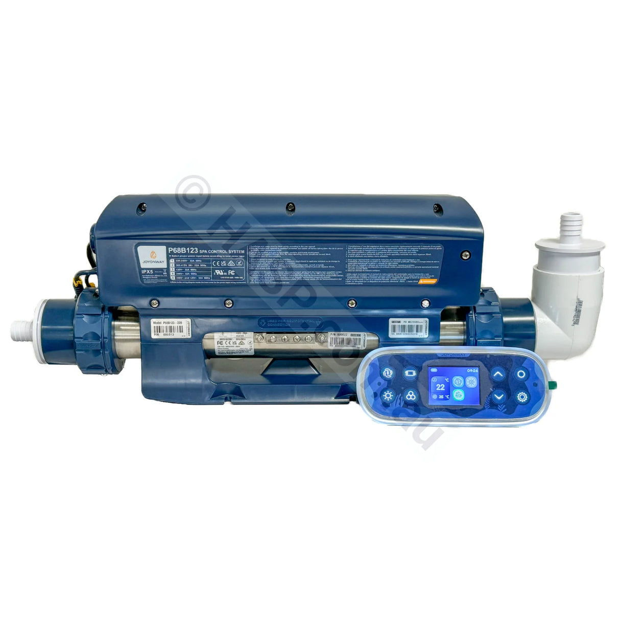 Universal ’Low-Flow’ Spa Control System With 2.0Kw Heater