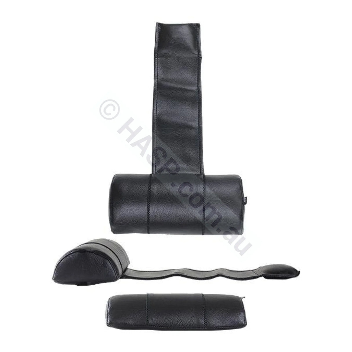 Universal Spa Headrest Pillow - Black Vinyl - Luxury - Heater and Spa Parts