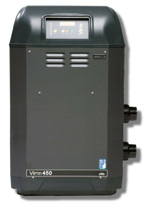 Astralpool Viron eVo 450 Gas Pool & Spa Heater - Natural Gas or LPG - Vic Only - Heater and Spa Parts