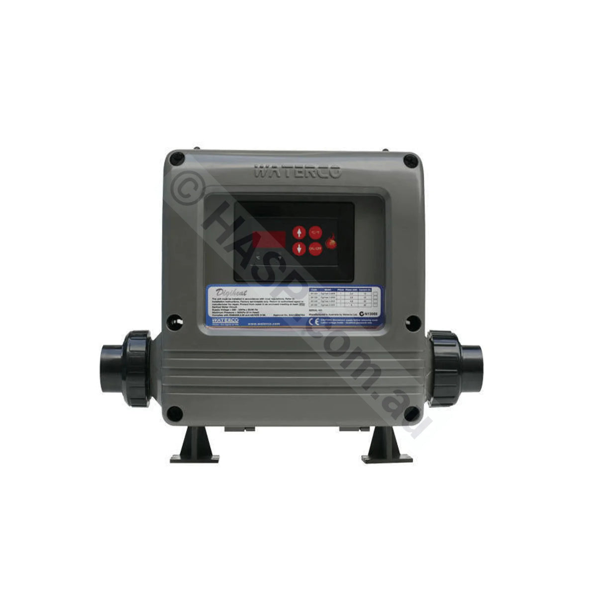 Waterco Digiheat In-Line Electric Heaters - No Longer Sold
