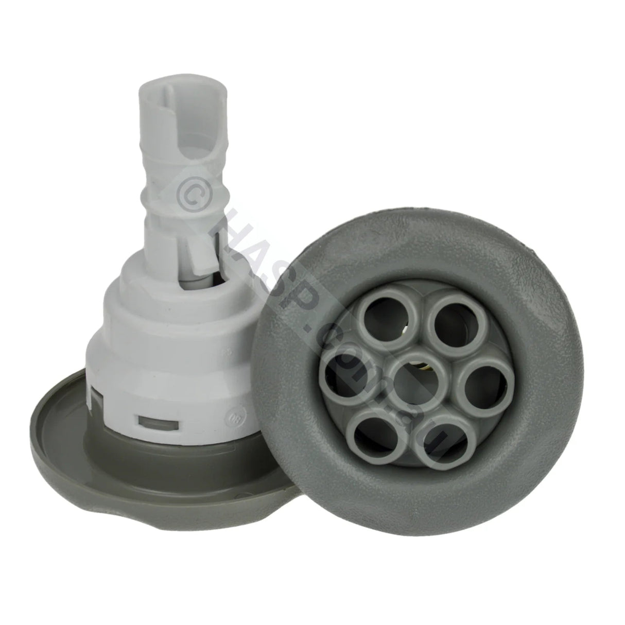 Waterway Poly Storm 5 Point Scallop - Massage - Grey - Snap-In - 86mm - Heater and Spa Parts