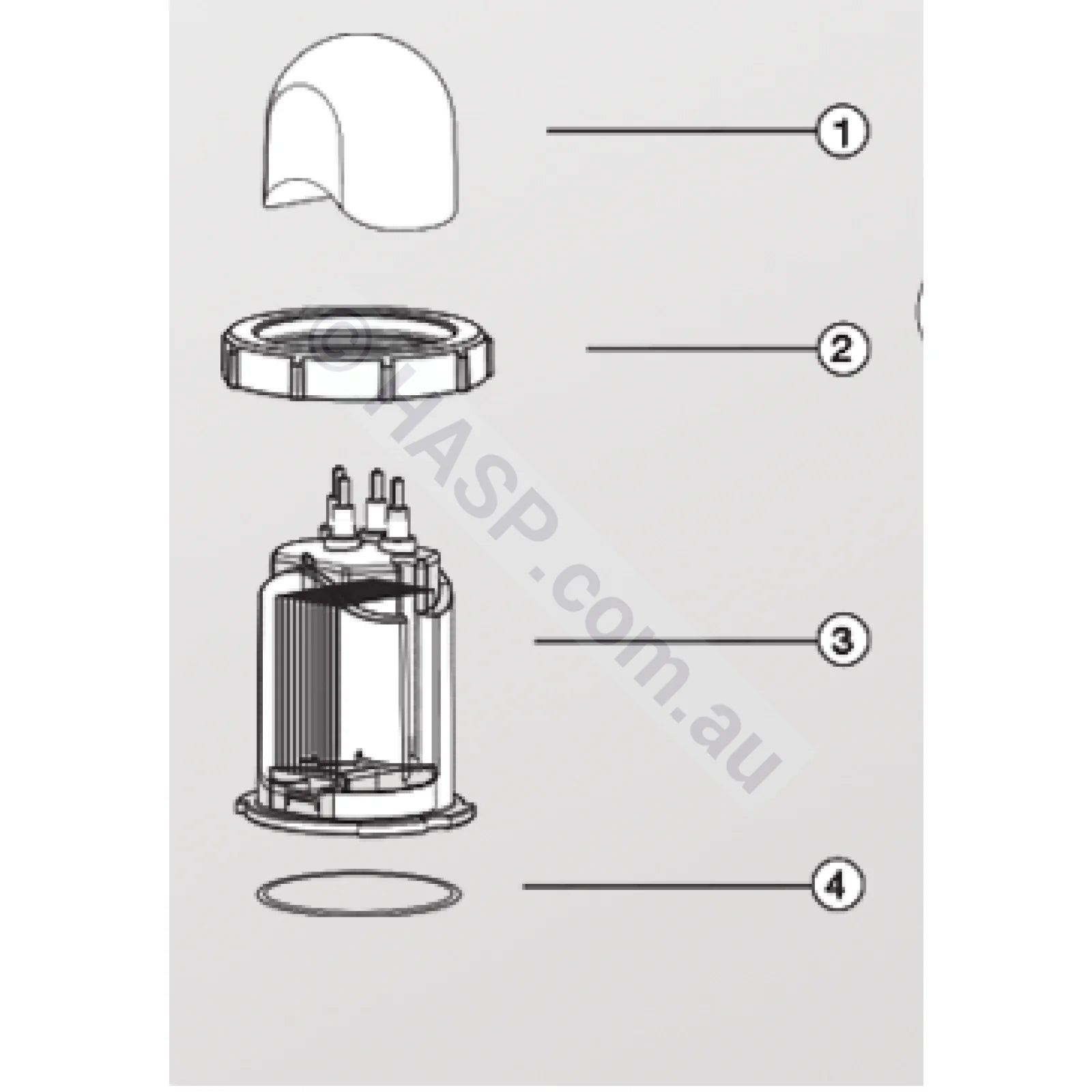 Zodiac Ei Cell Locking Collar / Locking Ring - W043670 / R0768200