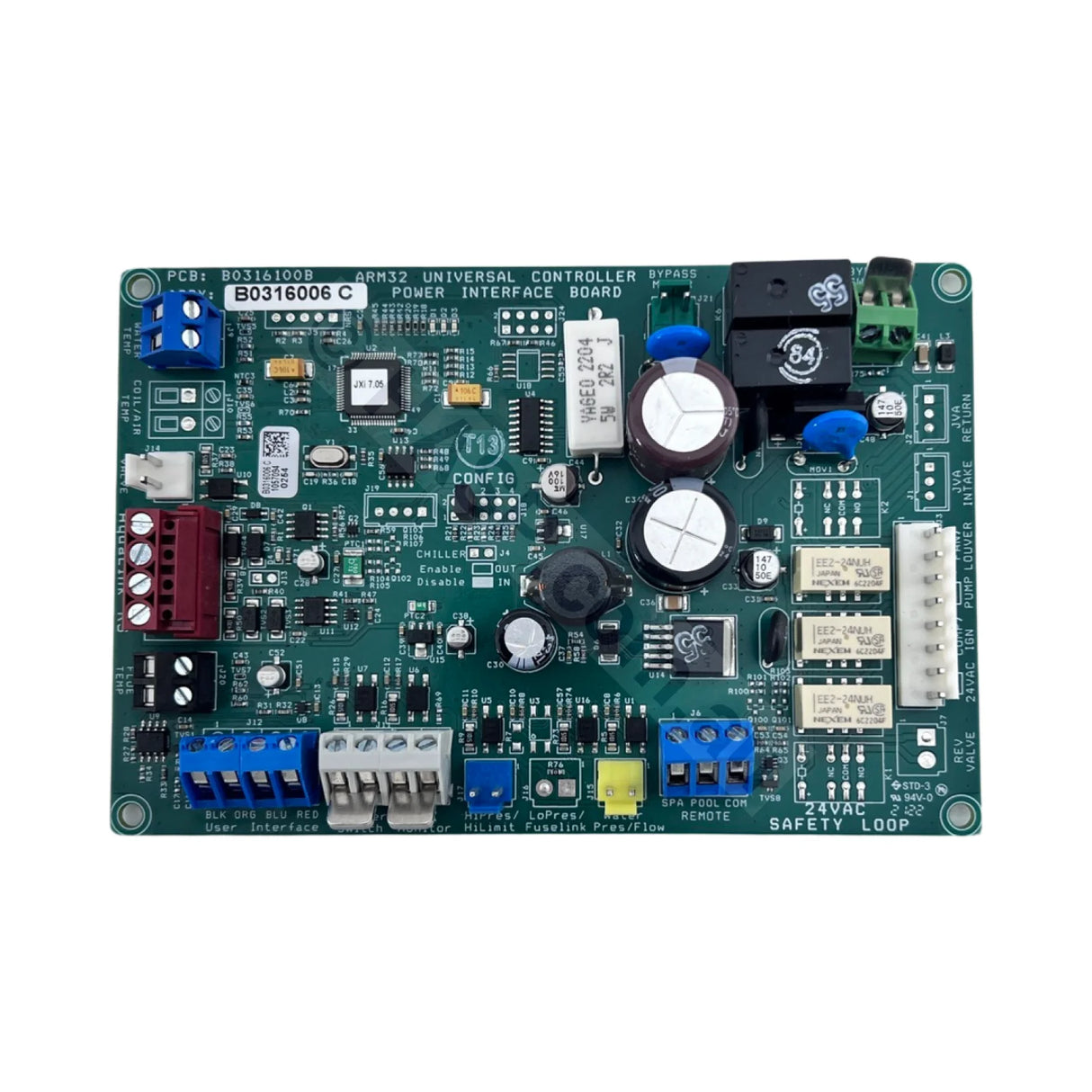 Electrical Parts - Zodiac Jxi / Astralpool Ixi Gas Heater 9. Jxi Power Interface Board (Pib) Pool &
