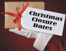 Holiday Closing Times