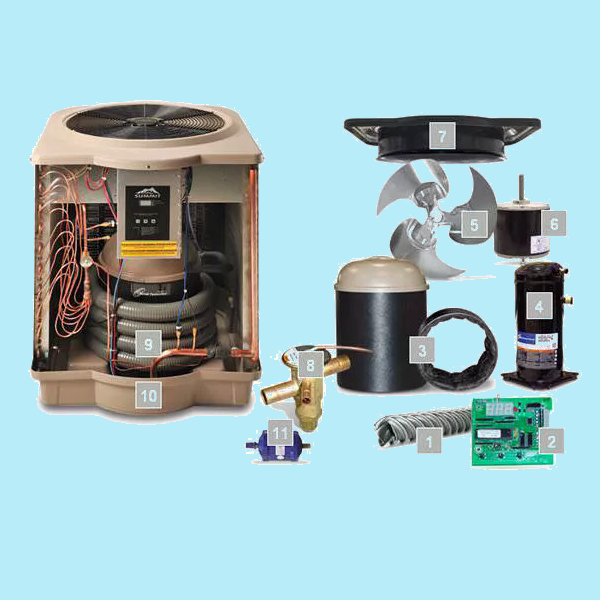 Heat Pump Spare Parts Heater and Spa Parts
