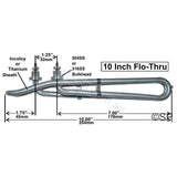 1.3kW Universal 10" Spa Heater Element - Gecko Hydroquip HotSpring - Heater and Spa Parts