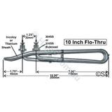 1.3kW Universal 10" Spa Heater Element - Gecko Hydroquip HotSpring - Heater and Spa Parts
