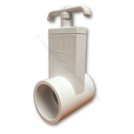 1.5" / 40mm Gate Valve - Sliding Push & Pull - CMP Magic Plastics - Heater and Spa Parts