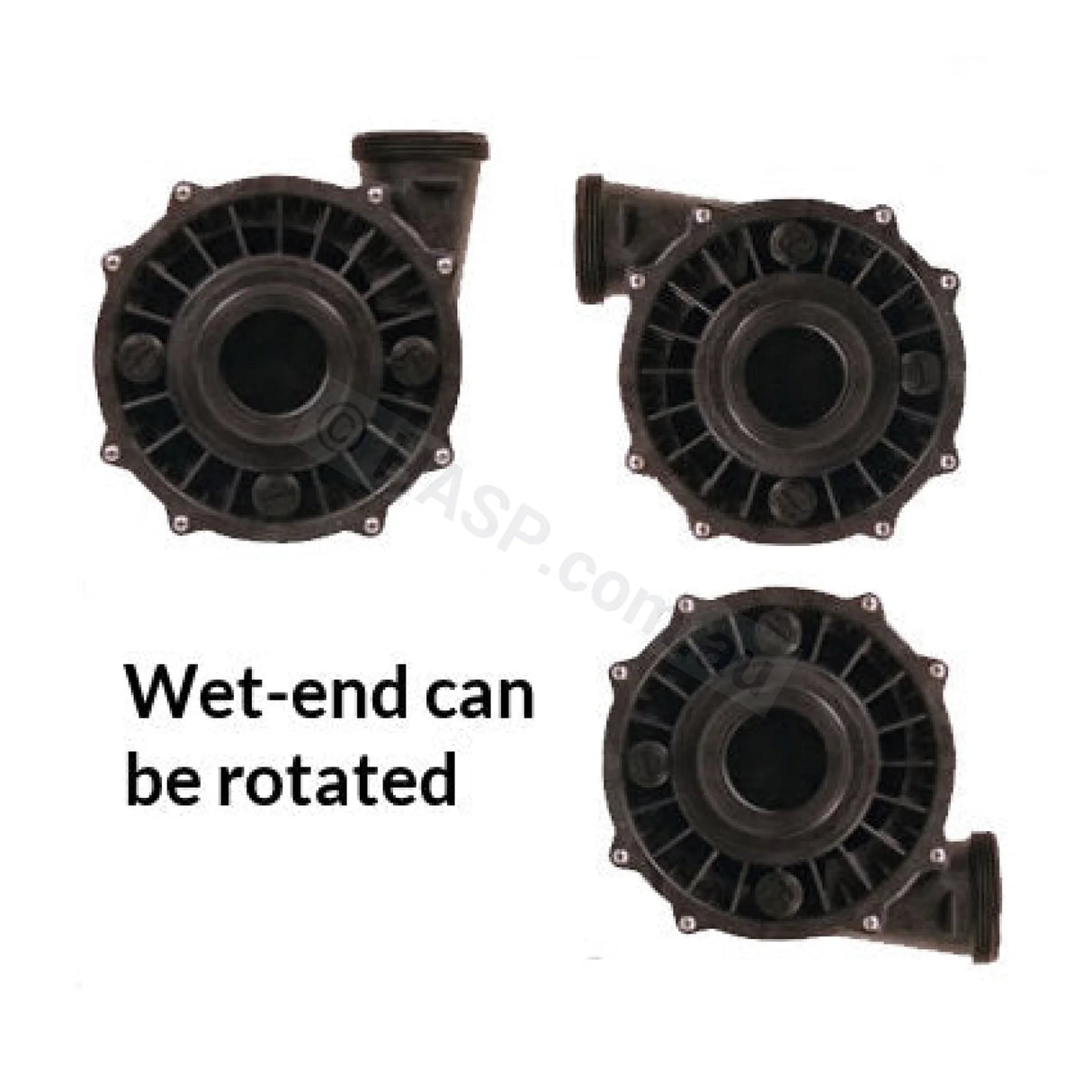 1.5 Hp Maxi-Flow Single Speed Spa Pump Replacement - Q6882 / Q6802 8152Stk-A20 204015 204016