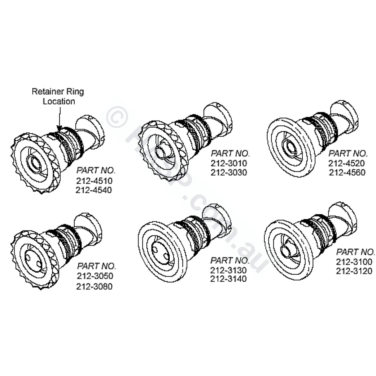 Waterway Dual-Flo Diverter Jet aka Whirlpool Swimjet Volcano jet - 120mm - Heater and Spa Parts