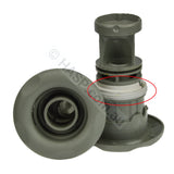 120Mm Waterway Dual-Flo Jet Internal - Diverter Swimjet Scalloped Grey