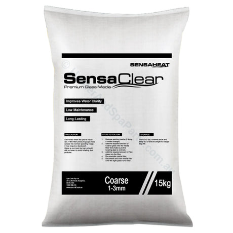 15Kg Glass Filter Media - Coarse & Fine Grades Sensaclear