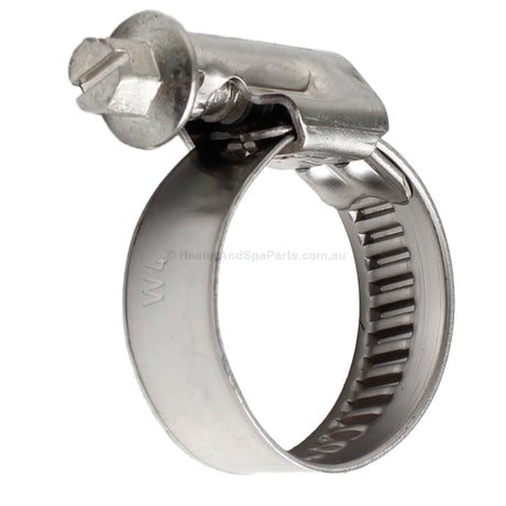 16-27mm Hose Clamp - Stainless Steel - For Jets and Other Fittings - Heater and Spa Parts