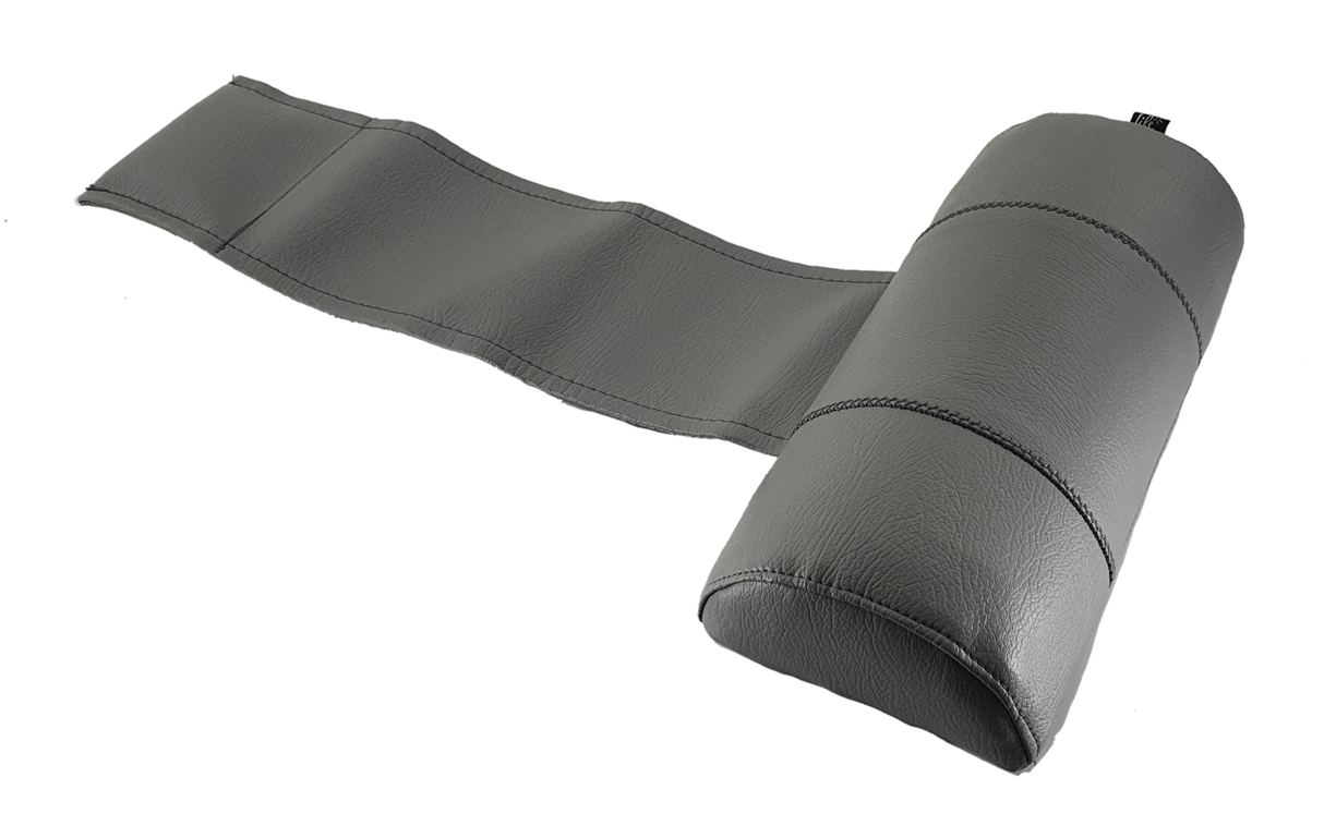 Universal Spa Headrest Pillow - Gray Vinyl - Luxury - Heater and Spa Parts