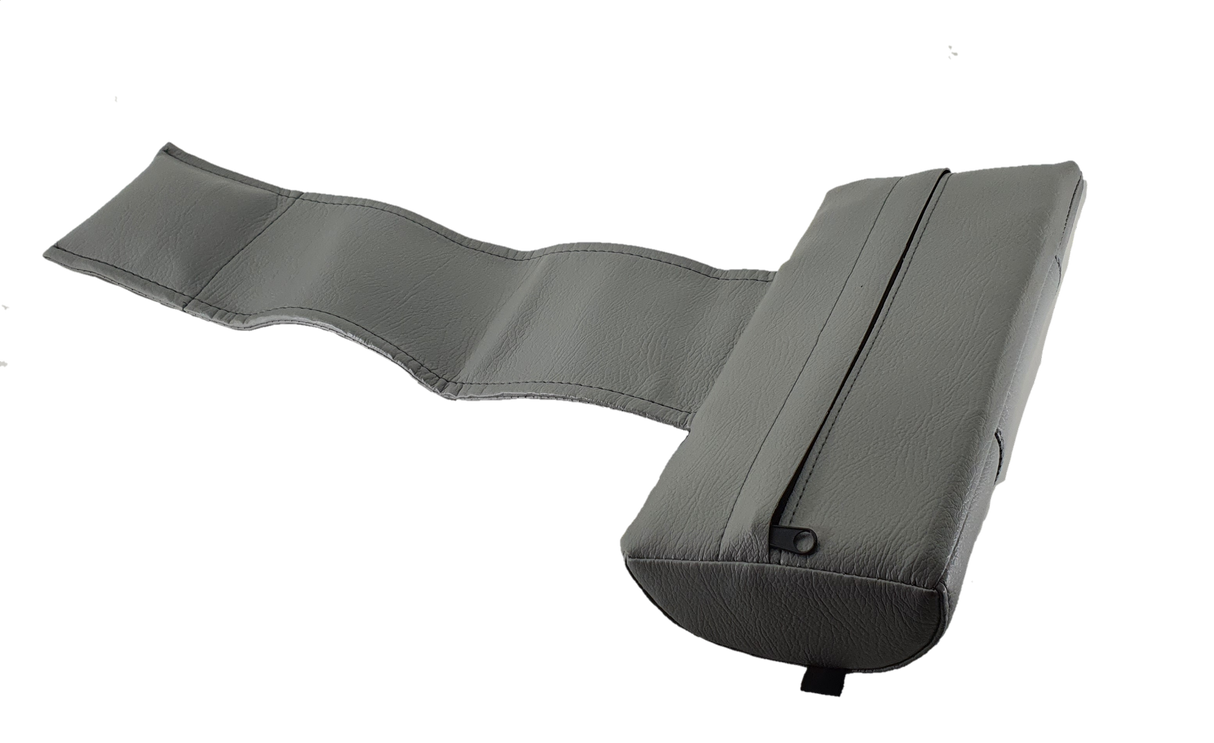 Universal Spa Headrest Pillow - Gray Vinyl - Luxury - Heater and Spa Parts