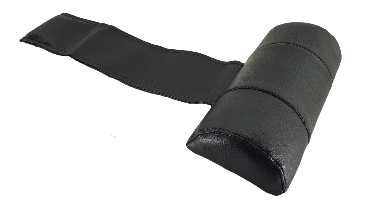 Universal Spa Headrest Pillow - Black Vinyl - Luxury - Heater and Spa Parts