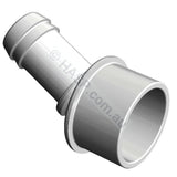 19mm Barb to 25mm Spigot - Barb Adaptor - 45° Angle - Heater and Spa Parts