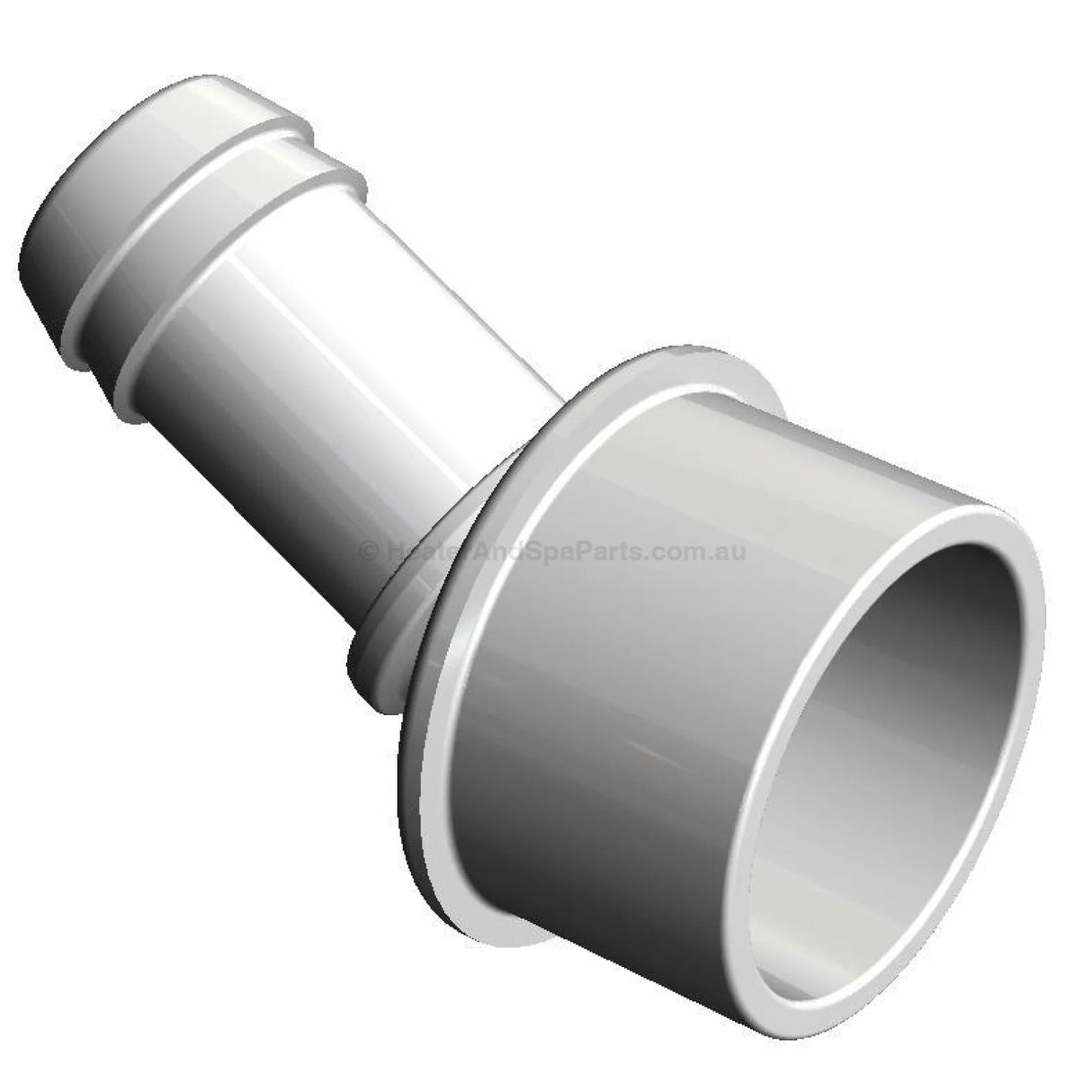 19mm Barb to 25mm Spigot - Barb Adaptor - 45° Angle - Heater and Spa Parts