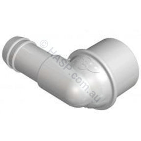 19mm Barb to 25mm Spigot - Barb Adaptor - 90° Angle - Heater and Spa Parts
