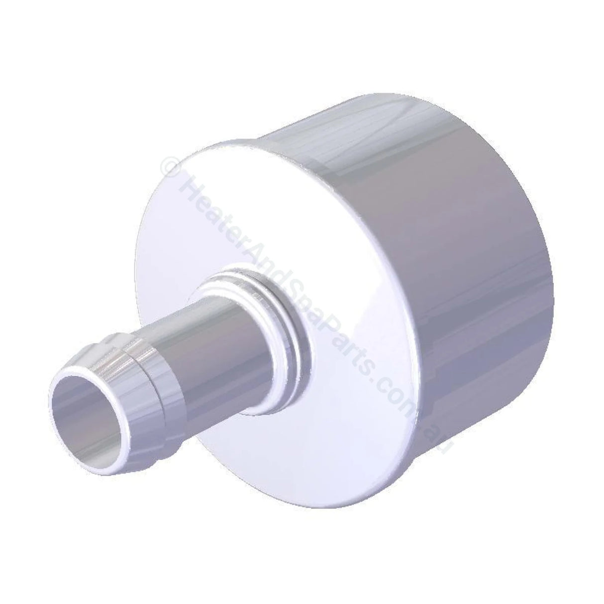 19mm Barb to 50mm Spigot - Barb Adaptor - Straight - Heater and Spa Parts