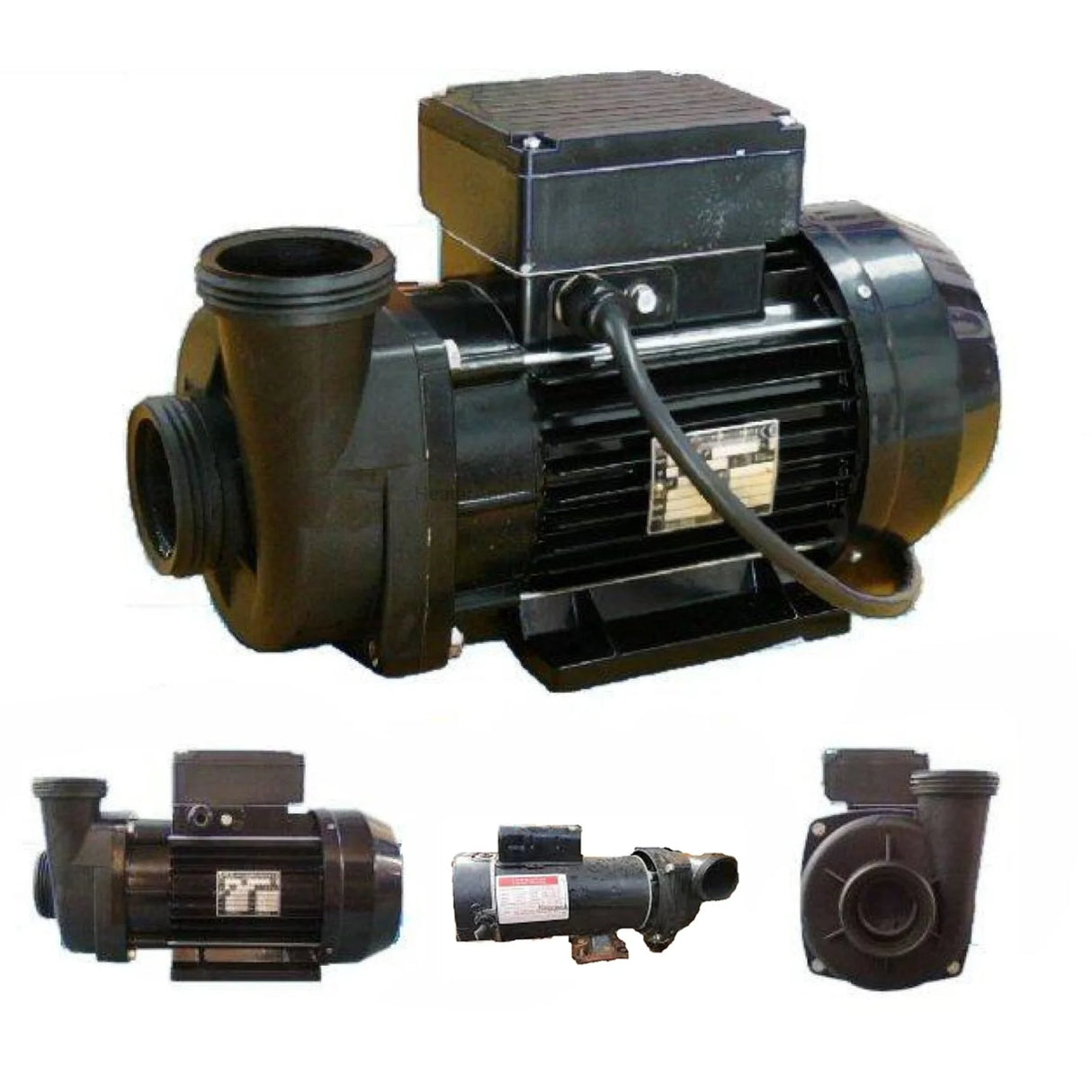 2.0HP - 1-Speed - SpaQuip MaxiFlow Spa Pumps - Q6883 / A7134075 - Heater and Spa Parts
