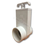 2" / 50mm Gate Valve - Sliding Push & Pull - CMP Magic Plastics - Heater and Spa Parts