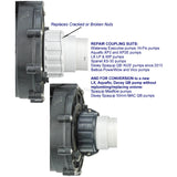 2" 50mm Pump Union Split Nut - Repair Fitting - Aquaflo, SpaNet, Davey, LX, Waterway - Heater and Spa Parts