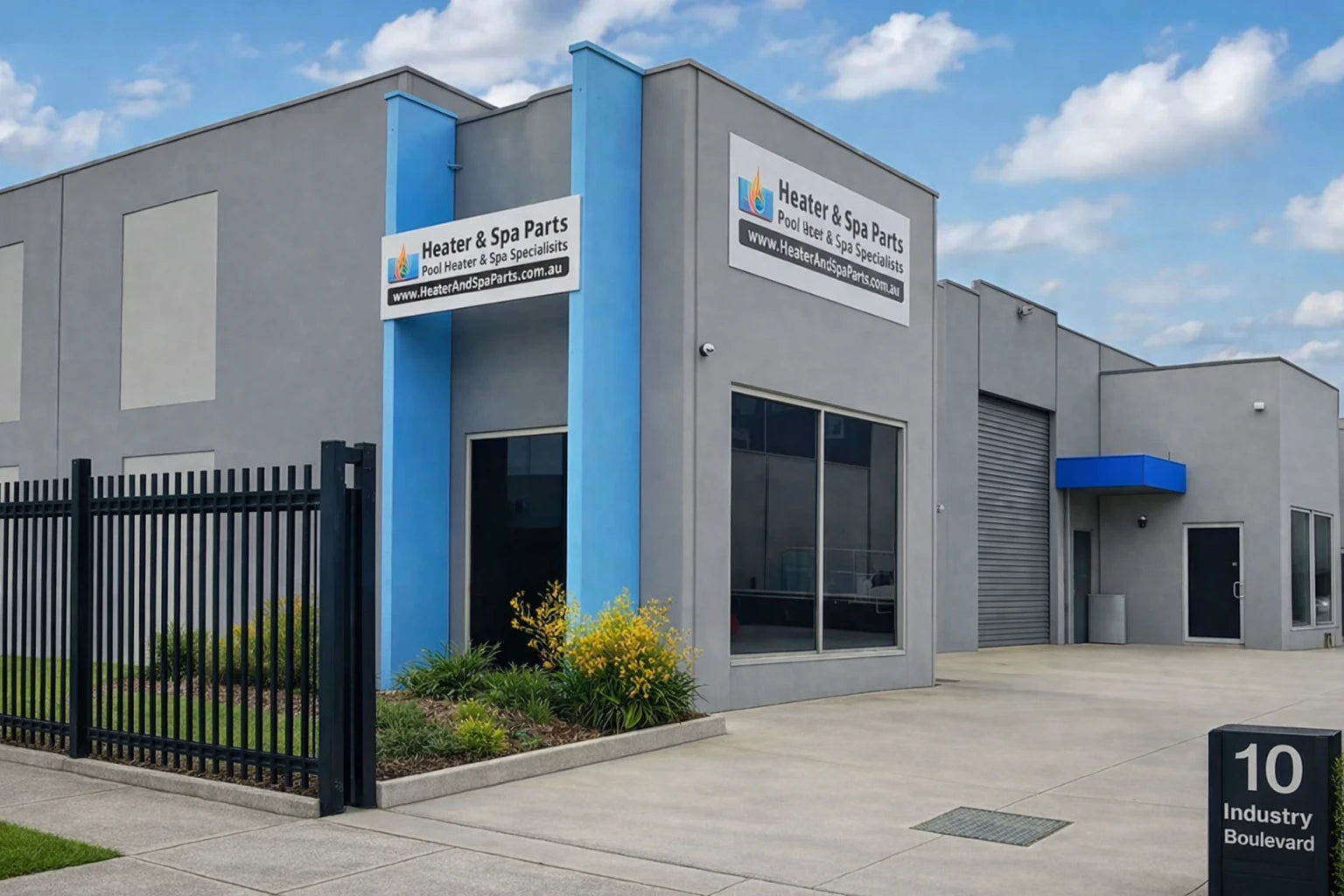 Heater and Spa Parts building in Carrum Downs Victoria