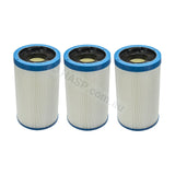 215Mm X 125Mm Vortex Vx 30 Filter Set Of 3- Twist Lock - Camlock Cartridge Filters