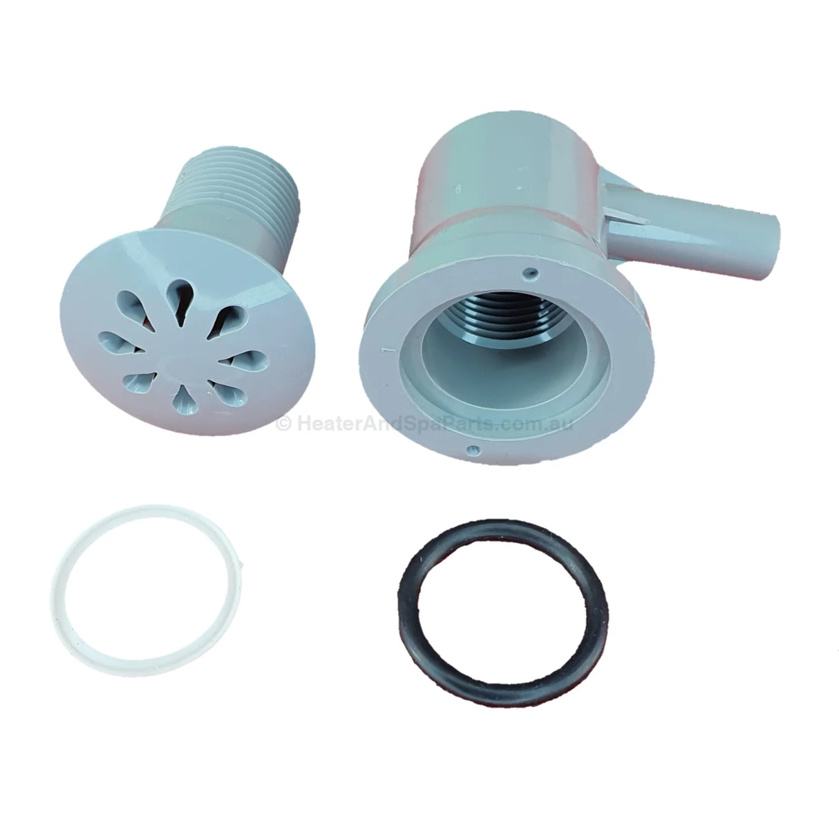 22mm x 39mm(D) Air Injector for Spas - Grey - Heater and Spa Parts