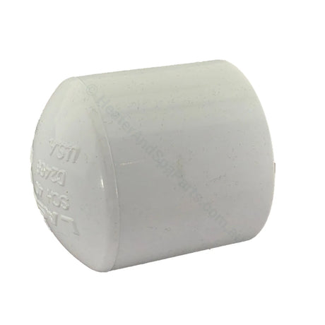 25mm / 1" End Cap - PVC - Heater and Spa Parts