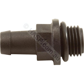 Davey QB or LX LP/WP 3/8" Barbed Air Bleed Plug and Oring - Heater and Spa Parts